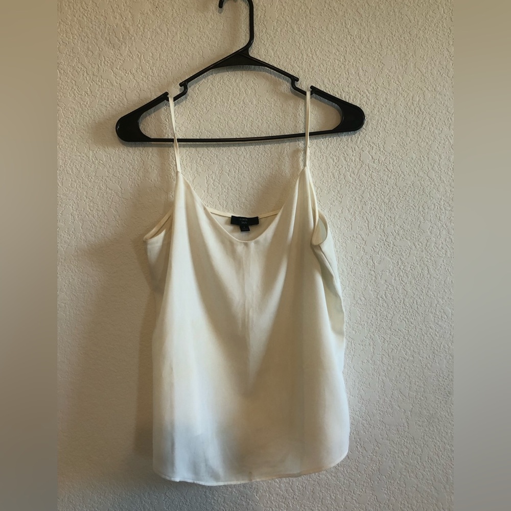 J. Crew white camisole, size 4
